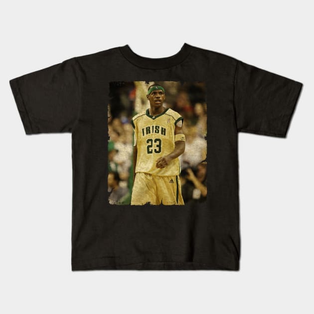 Young Lebron James  #23 Kids T-Shirt by Wendyshopart